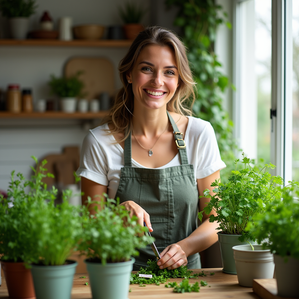 growing herbs indoors